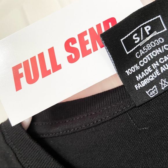 nelk boys - full send black varsity tee - Picture 4 of 4